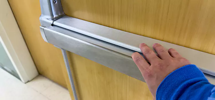 Installing a Push Bar on a Door Braintree